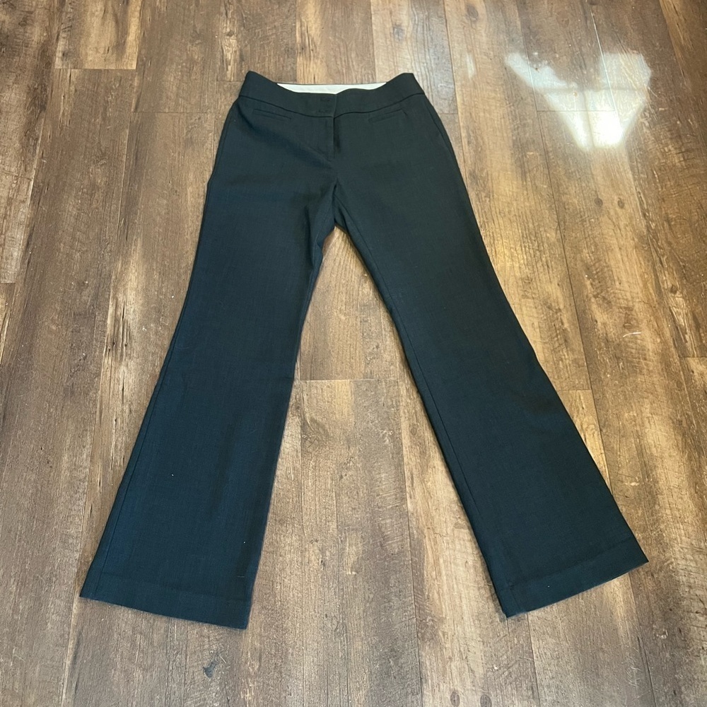 Loft Gray Kate Classic Trousers Size 4